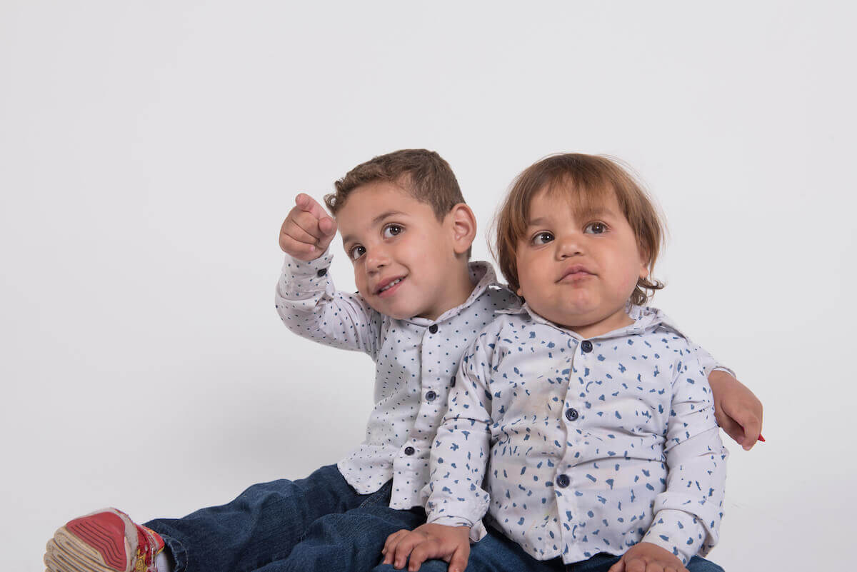 Photo of Syrian refugee brothers that utilized CHEO services